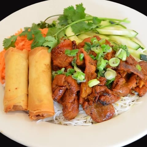Charbroiled Meat & Eggrolls Vermicelli.