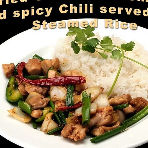 Stir Fry (Chicken, Tofu, or Shrimp) with Spicy Lemongrass.