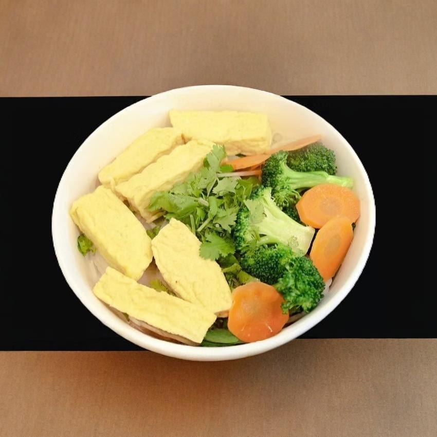 Pho with Tofu & Broccoli.