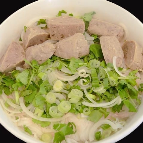Pho with Meatballs.