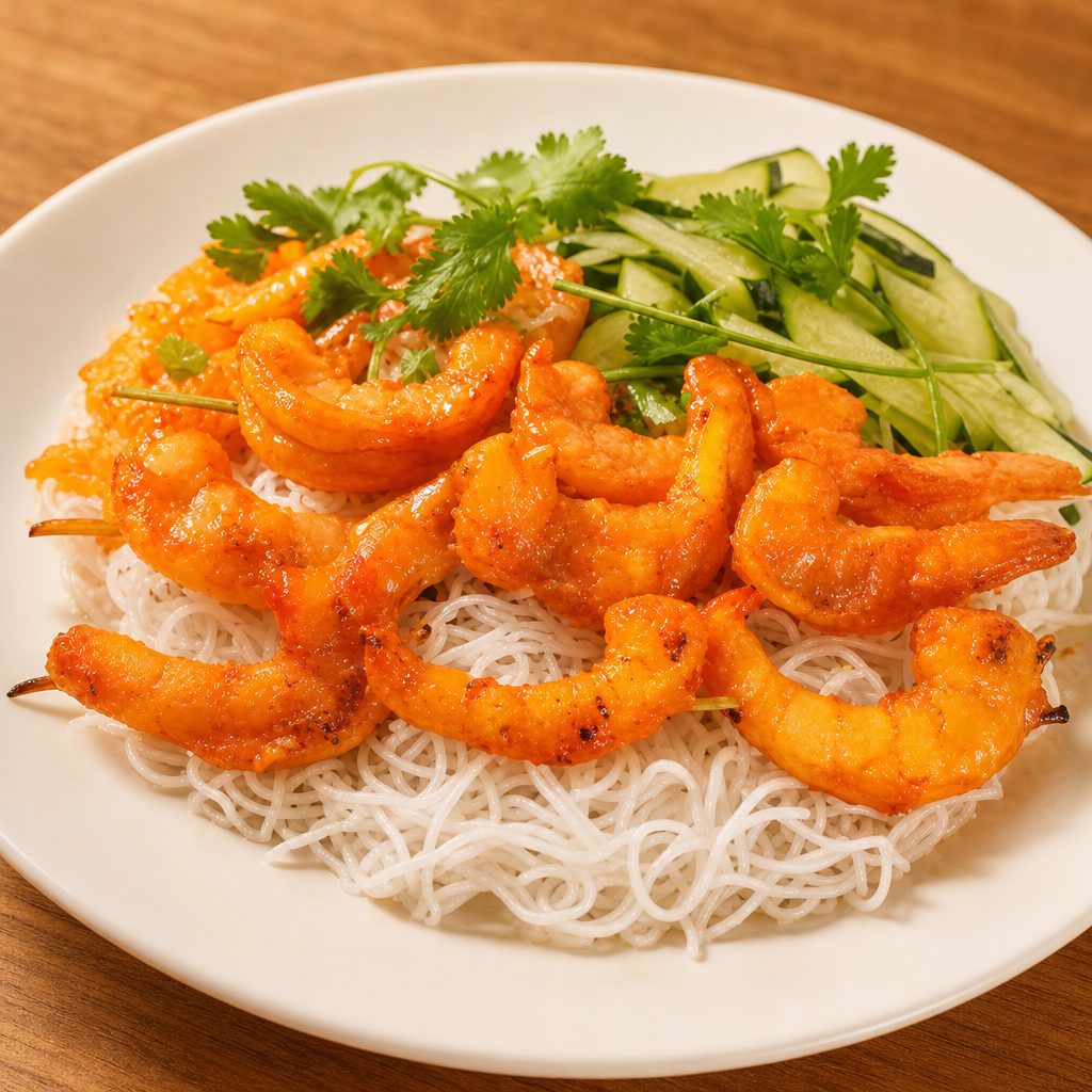 Crispy Shrimp Patty Vermicelli.