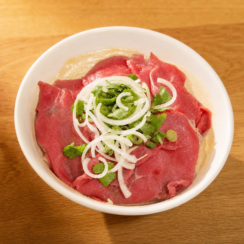 Pho with Rare Steak.