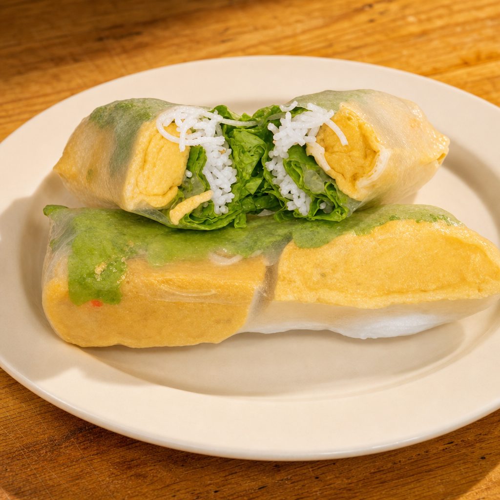 Tofu Spring Rolls.