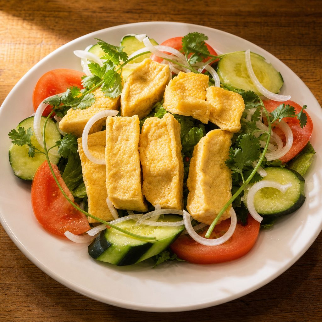 Crispy Tofu Salad.