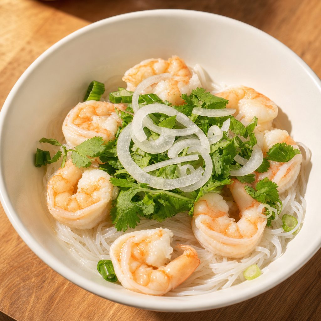 Pho with Shrimp.