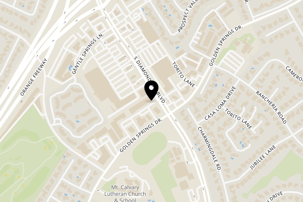 Map showing the location of Pho Super bowl on 329 S Diamond Bar Blvd in Diamond Bar